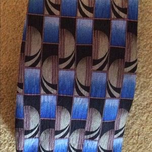 Men’s tie “cocktail Collection”. Blue gray